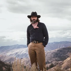 Navy Twill Shirt-Stetson Sale