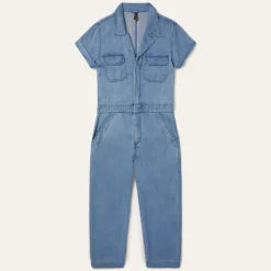 Notch Collar Jumpsuit-Stetson Hot