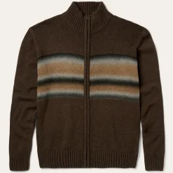 Ombre Border Stripe Cardigan-Stetson