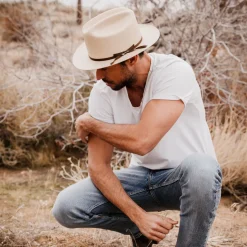 Open Road Straw Hat-Stetson Discount