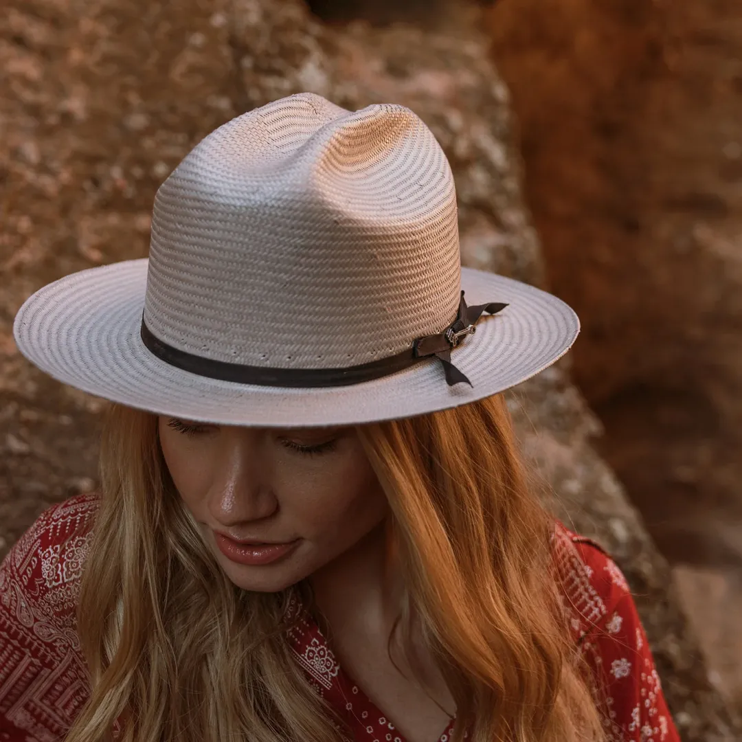 Open Road Straw Hat-Stetson Discount
