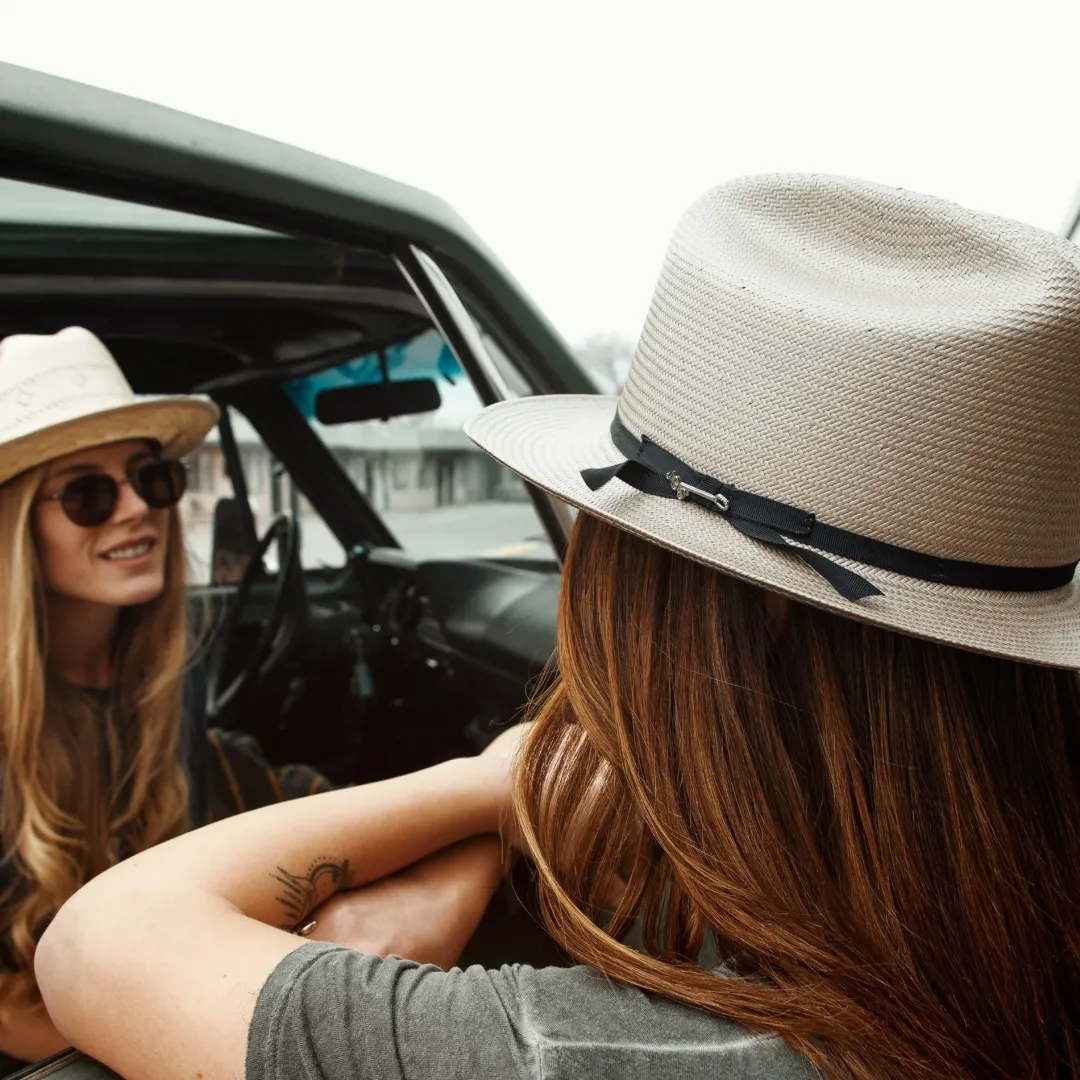 Open Road Straw Hat-Stetson Discount