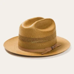 Open Road Vented Straw Cowboy Hat-Stetson Sale