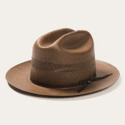 Open Road Vented Straw Cowboy Hat-Stetson Outlet