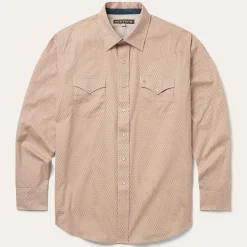 Diamond Print Western Shirt-Stetson Discount