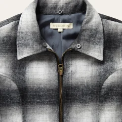 Plaid Cropped Jacket-Stetson Outlet