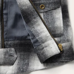 Plaid Cropped Jacket-Stetson Outlet