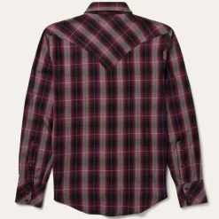 Marl Plaid Western Shirt-Stetson