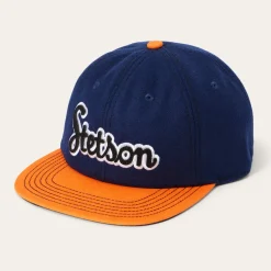 Retro Script Baseball Cap-Stetson Hot