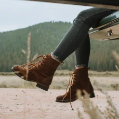 Sam Lace Up Oiled Suede Lug Boots-Stetson