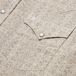 Sand Medallion Print Western Shirt-Stetson Online