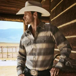 Serape Dobby Twill Western Shirt-Stetson Outlet