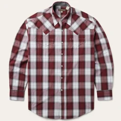 Shadow Plaid Western Shirt-Stetson Online
