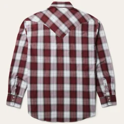 Shadow Plaid Western Shirt-Stetson Online