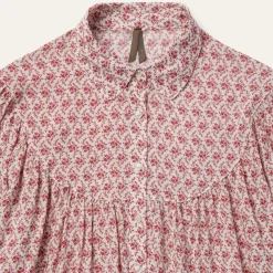 Short-Sleeved Cottage Floral Blouse-Stetson