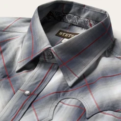 Smoke Ombre Western Shirt-Stetson Online