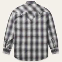 Smoke Ombre Western Shirt-Stetson Clearance