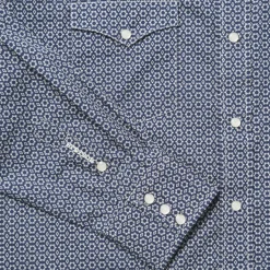 Snap Front Shirt in Deep-Stetson Best