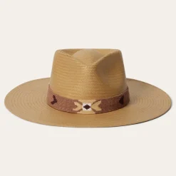 Sol Straw Fedora-Stetson Sale