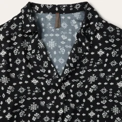 Southwestern Ditzy Print Blouse-Stetson Clearance