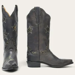 Star Distressed Cowboy Boot-Stetson Discount
