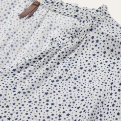 Stars Print Peasant Blouse-Stetson Discount