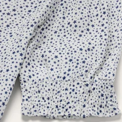 Stars Print Peasant Blouse-Stetson Discount