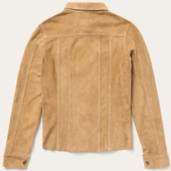 Suede Denim Shirt Jacket-Stetson Outlet