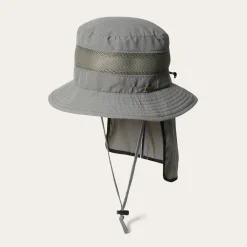 Switchback 'No Fly Zone' Mesh Bucket Hat-Stetson