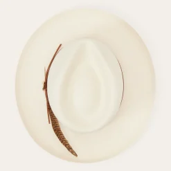 Tallahassee Shantung Straw Fedora-Stetson New