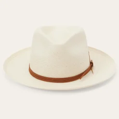 Tallahassee Shantung Straw Fedora-Stetson Best