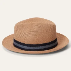 Triad Straw Fedora-Stetson New