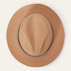 Triad Straw Fedora-Stetson New