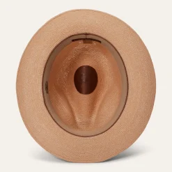 Triad Straw Fedora-Stetson New