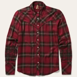 Western Plaid Blouse-Stetson Online