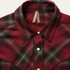Western Plaid Blouse-Stetson Online