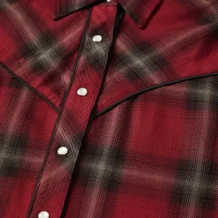 Western Plaid Blouse-Stetson Online