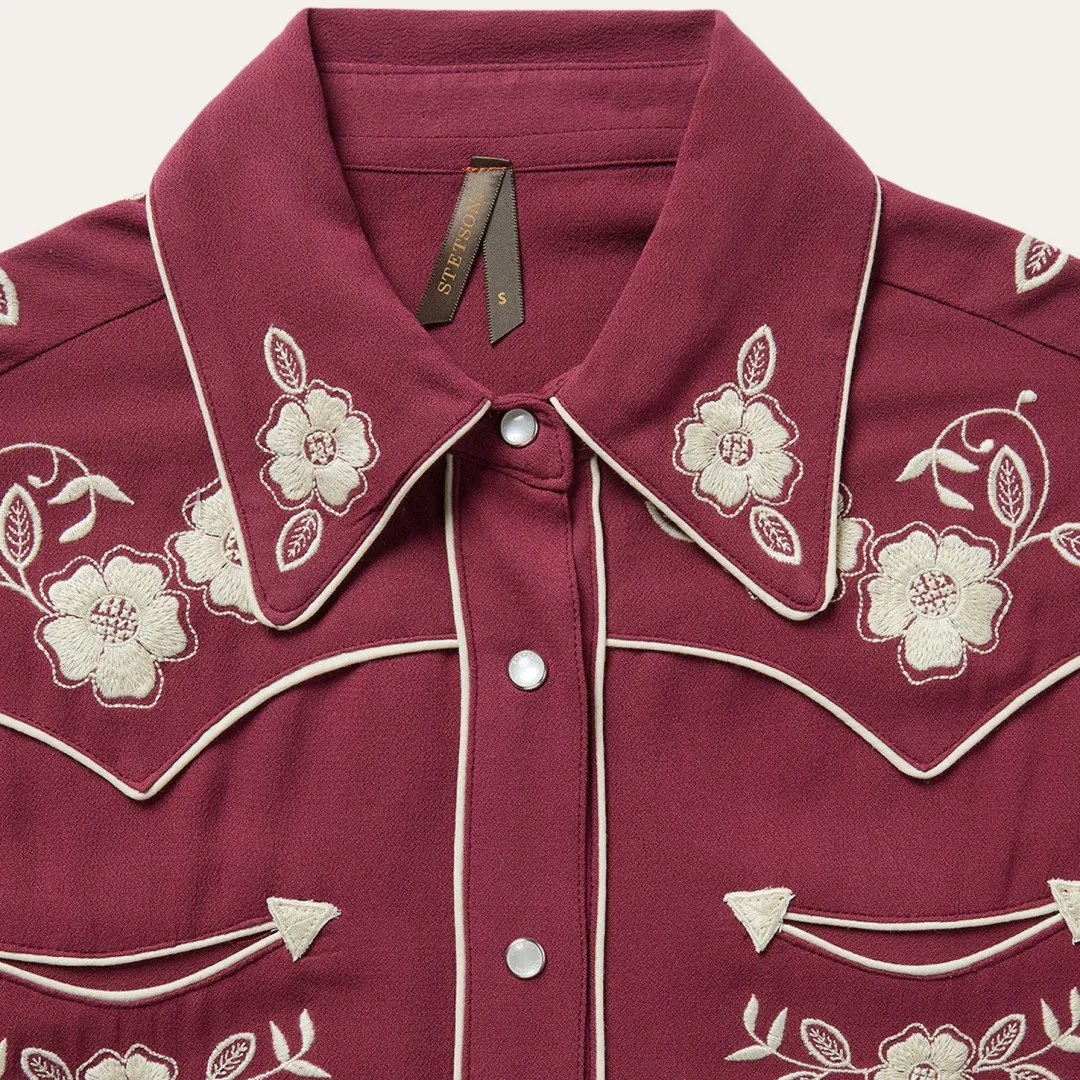 Classic Western Snap Blouse-Stetson