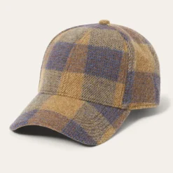 Wool Check Baseball Cap-Stetson Best