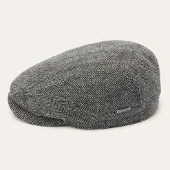 Wool Herringbone Driver Cap-Stetson Sale
