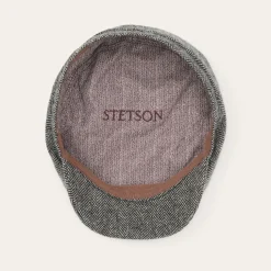 Wool Herringbone Driver Cap-Stetson Sale