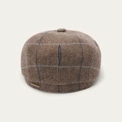 Wool Herringbone Hatteras Cap-Stetson Best