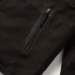 Zip Front Suede Leather Jacket-Stetson Sale